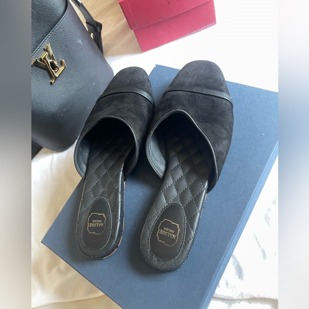 Malone souliers velvet  mule size 36